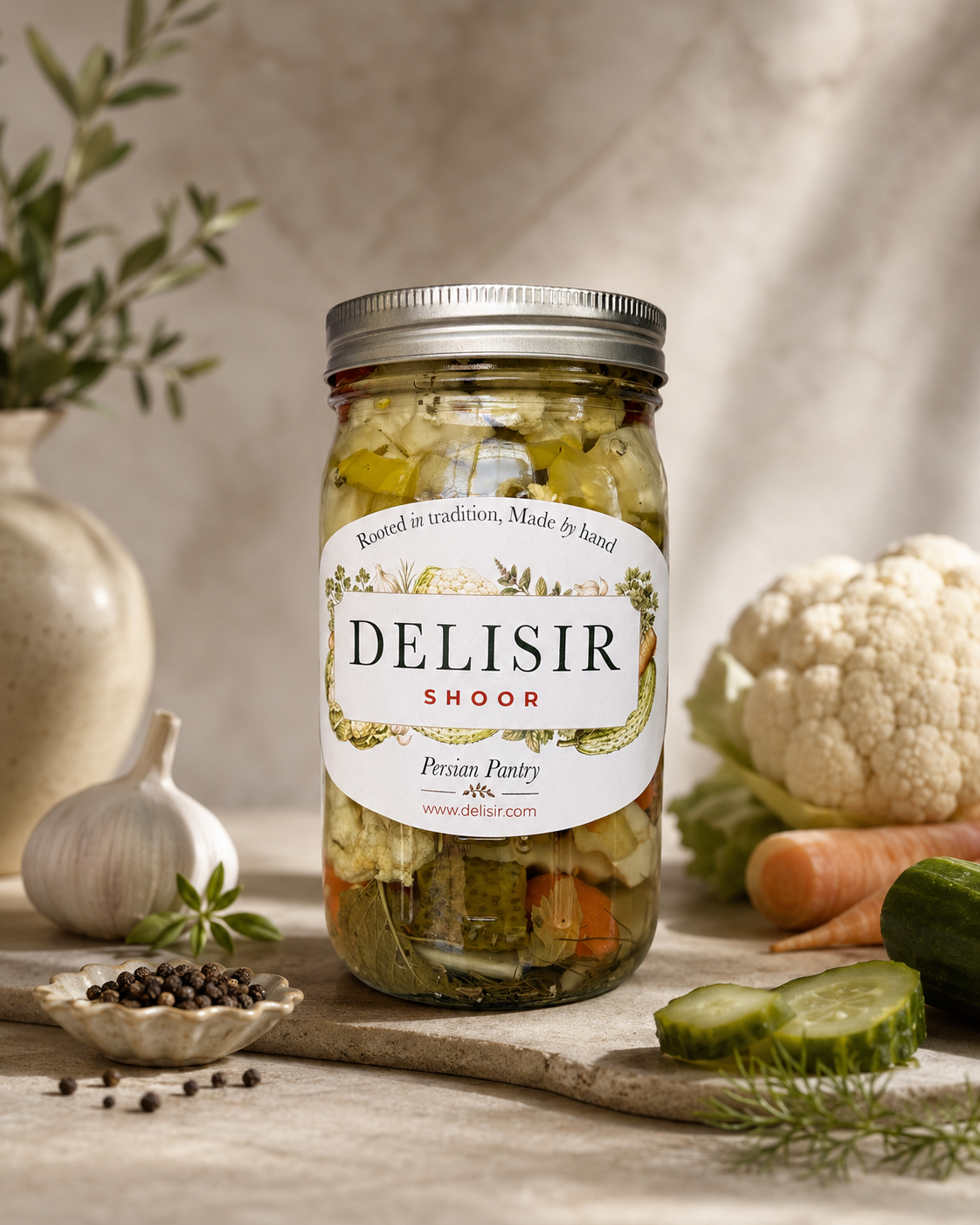 Jar of DELISIR Persian Shoor